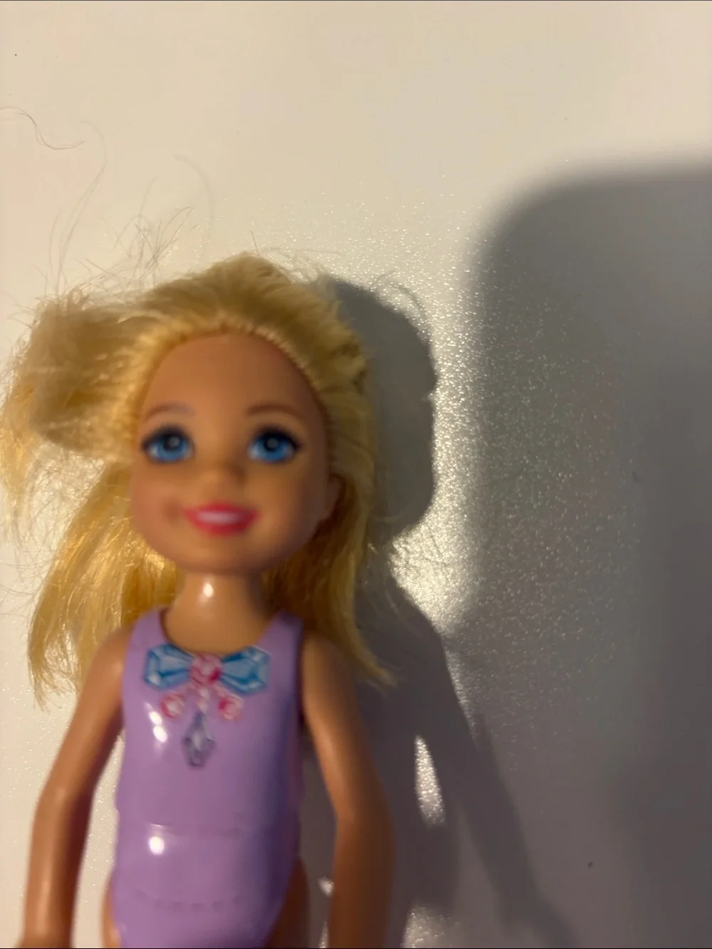 Barbie Chelsea and baby doll Lot with Rainbow, Mermaid Pink, Purple
